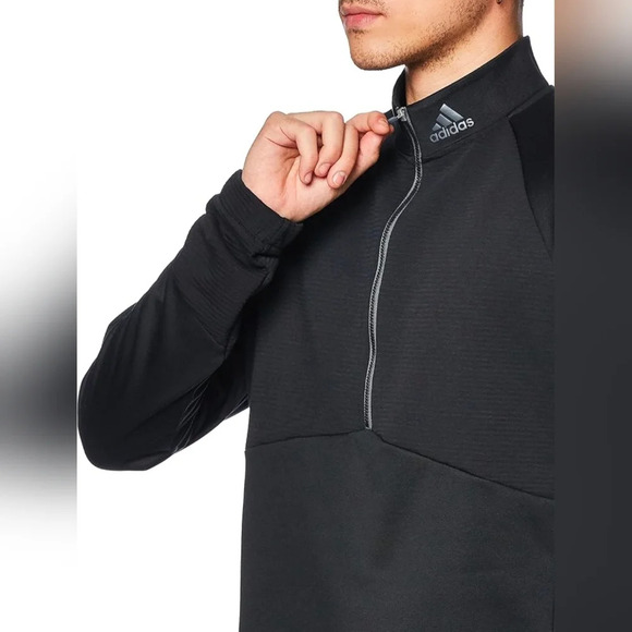 Adidas 1/4 zip 2xl mens black golf sweater - Picture 1 of 10